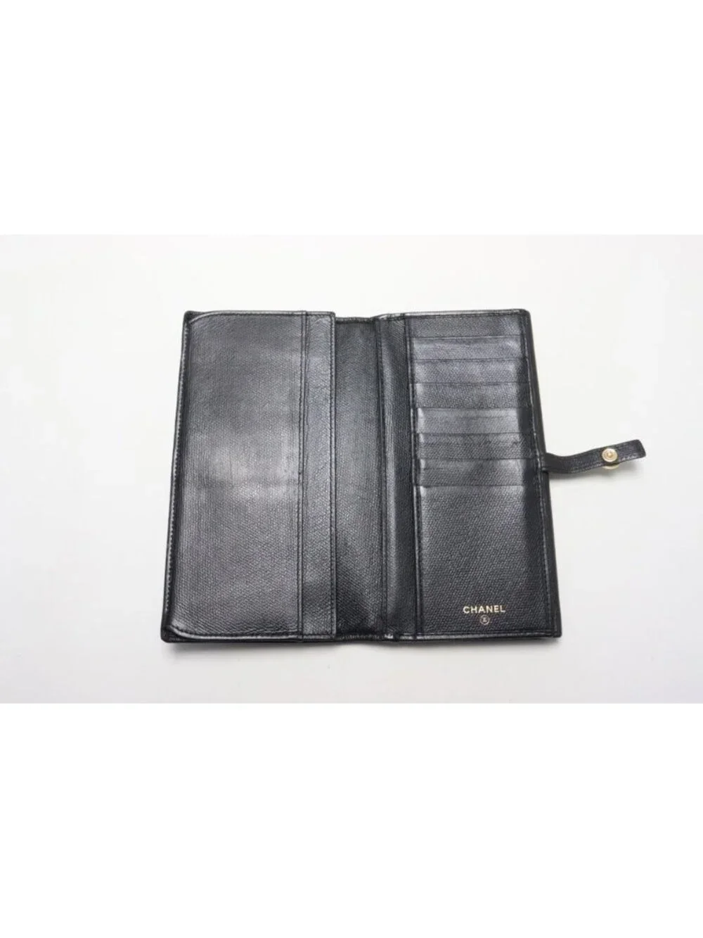 Chanel Leather Wallet Black